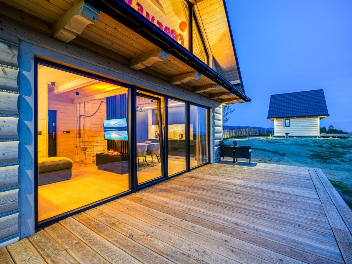 Osada Janosika Jacuzzi Drewniany Domek Na Odludziu Klikuszowa Exterior foto