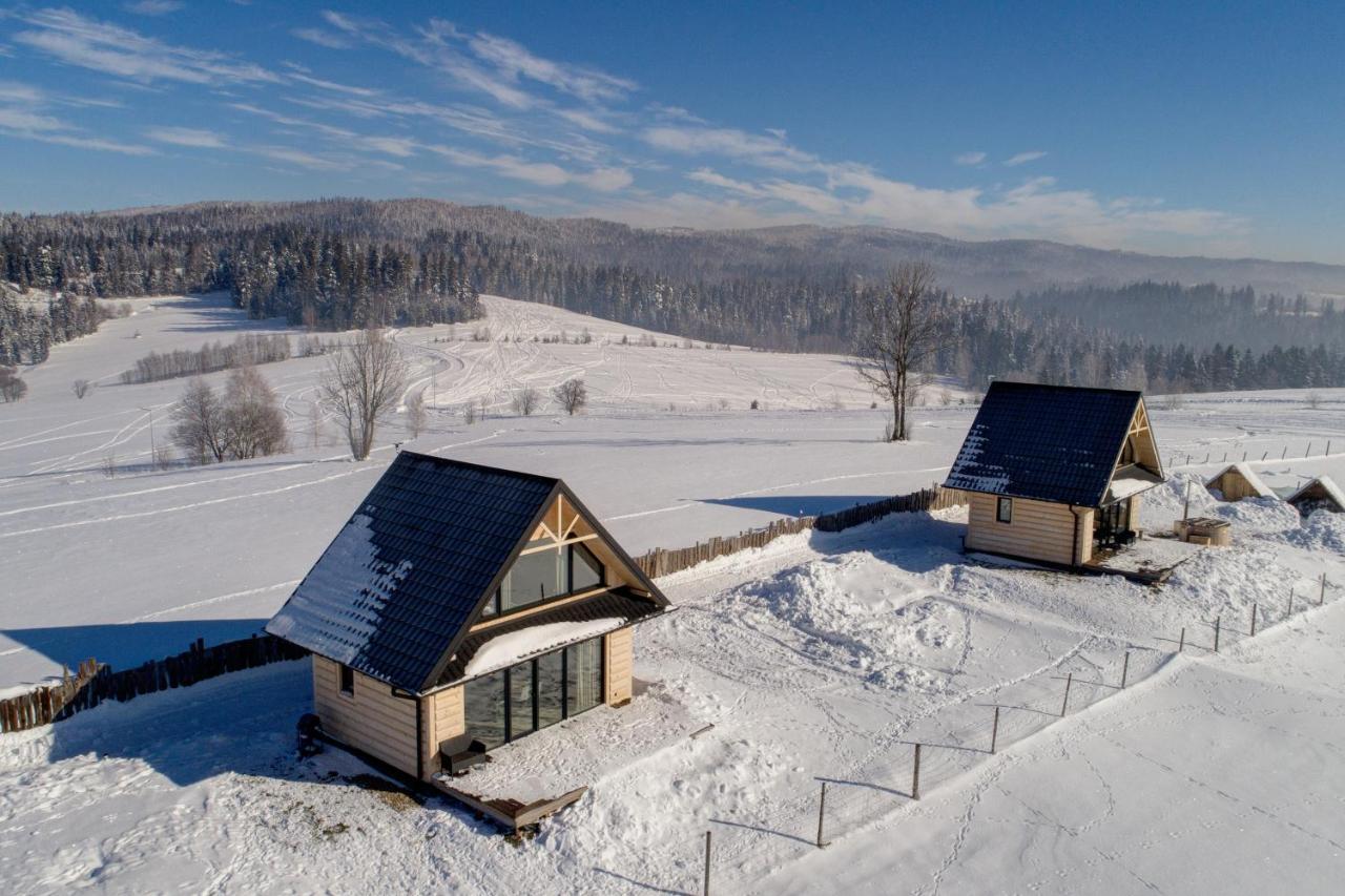 Osada Janosika Jacuzzi Drewniany Domek Na Odludziu Klikuszowa Exterior foto